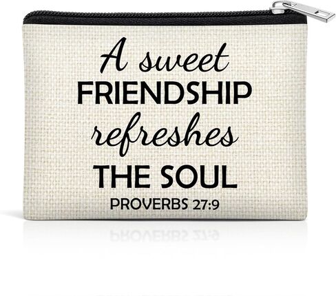 Christian Gift for Women Faith Coin Purse Daily Encouragement Religious Gifts for Her Pocket Cosmetic Bag Inspirational Gift for Daughter Sister Friend Christmas Birthday Gifts Mini Storage Bag in Saudi Arabia