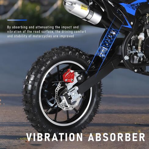 cdar 50cc Kids Dirt Bike, Gas Dirt Bike Up to 25 MPH, Mini Bike Easy Pull Start, Off Road Mini Motorcycle, Gas Motocross Bike for Outdoor Riding, Max Load 330 LBS in Saudi Arabia