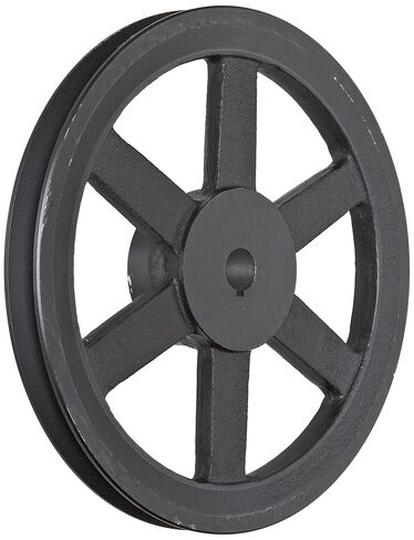 Martin BK110 1 1/8 FHP Sheave BS، قسم الحزام 4L/5L أو B، 1 أخدود، 1-1/8 بوصة تجويف، فئة 30 حديد زهر رمادي، 10.75 بوصة OD، 2308 دورة في الدقيقة كحد أقصى، 10 مسند/10.4 مسند in Saudi Arabia
