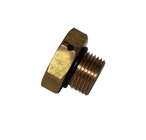 Enhanced Brass Breather Vent Plug for Hydraulic Cylinders: 10-12 Micron, SAE #8 Thread Port Size, 237259 in Saudi Arabia