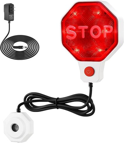 Garage Parking Sensor Aid with LED Indicators, Adjustable Ultrasonic Car Stop Assistant with Red/Yellow/Green LED Display, Parking Assistant Sensor Stop Distance 6 6 ft in Saudi Arabia