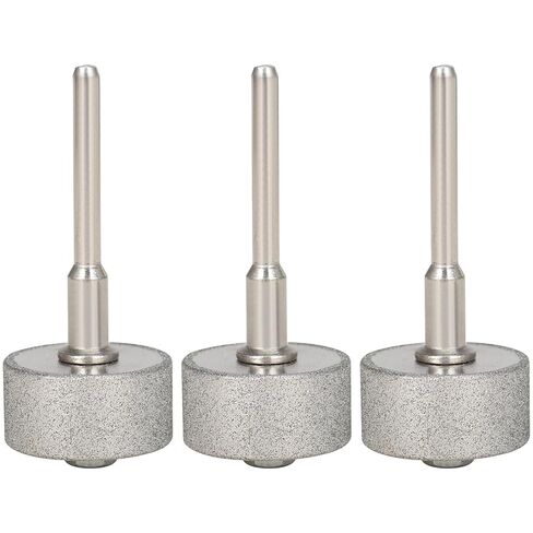 20mm Mini Abrasive Grinding Wheel Diamond Sanding Bits 1/8" Shank Rotary Tool for Wood Metal Stone Grinding 3pcs in Saudi Arabia
