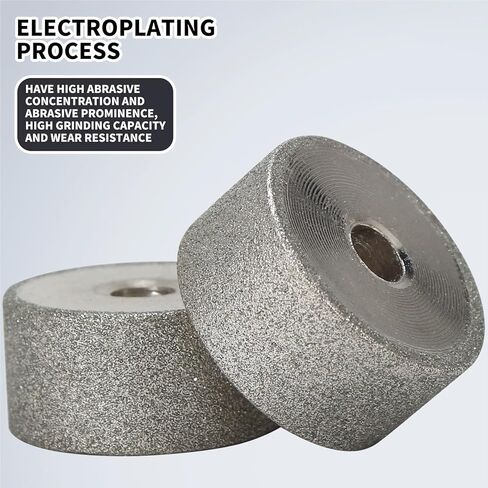 20mm Mini Abrasive Grinding Wheel Diamond Sanding Bits 1/8" Shank Rotary Tool for Wood Metal Stone Grinding 3pcs in Saudi Arabia