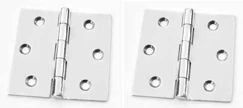 مفصلتان من الفولاذ المقاوم للصدأ من الدرجة البحرية 3 بوصة بسمك 1/8 بوصة in Kuwait