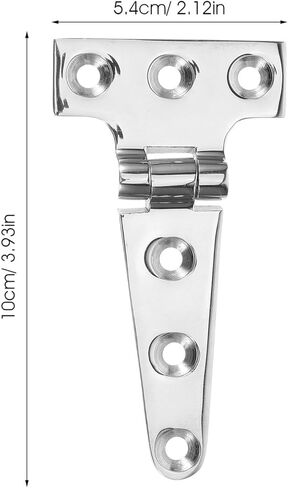 KICHOUSE T Strap Hinge 100x54x4.8mm Galvanized Steel Tee Hinge with Stainless Steel Cast for Barn Doors Shed Doors and Kitchen Cabinets for Wooden Fence in Saudi Arabia