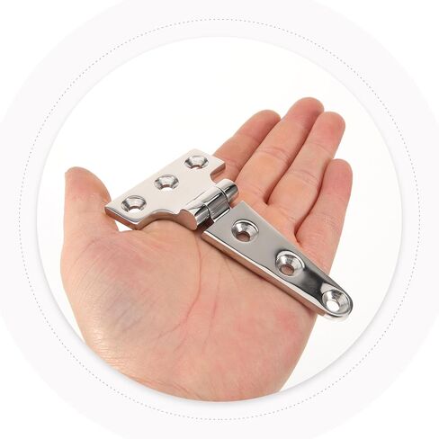 UKCOCO الثقيلة T المفصلي 100x54x4.8mm المفصلي بوابة الصلب المجلفن مع الفولاذ المقاوم للصدأ المصبوب لأبواب الحظيرة سقيفة السياج الأجهزة في الهواء الطلق in Kuwait