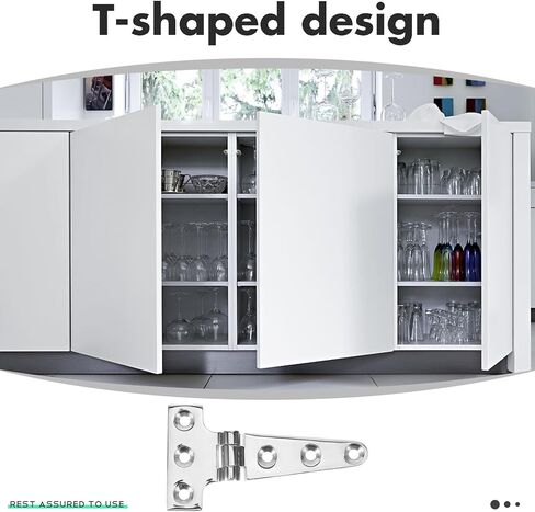 UKCOCO الثقيلة T المفصلي 100x54x4.8mm المفصلي بوابة الصلب المجلفن مع الفولاذ المقاوم للصدأ المصبوب لأبواب الحظيرة سقيفة السياج الأجهزة في الهواء الطلق in Kuwait