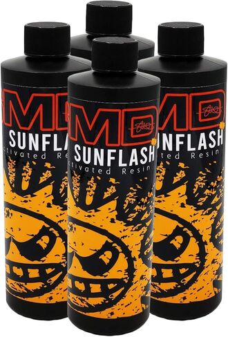 SMD SunFlash راتنج منشط بالأشعة فوق البنفسجية (زجاجة 16 أونصة) (4 عبوات) in Saudi Arabia