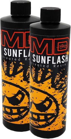 SMD SunFlash راتنج منشط بالأشعة فوق البنفسجية (زجاجة 16 أونصة) (4 عبوات) in Saudi Arabia