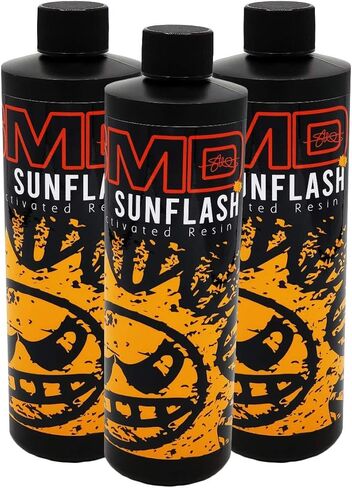SMD SunFlash راتنج منشط بالأشعة فوق البنفسجية (زجاجة 16 أونصة) (4 عبوات) in Saudi Arabia