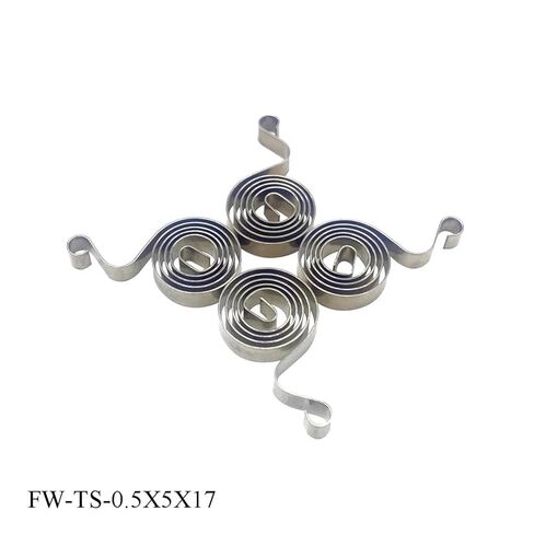 2pcs Custom Stainless Steel Generator Brush Spring,Spiral Coil 0.5X5X17mm in Saudi Arabia