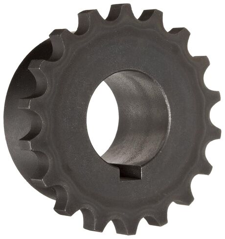 Martin 4016 Roller Chain Coupling, Sintered Steel, Inch, 16 Teeth, 1" Bore, 3 1/32" OD, 1 1/8" Length, 5000 rpm Max Rotational Speed, 1/4" x 1/8" Keyway in Saudi Arabia