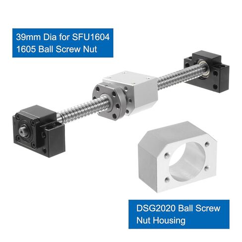 uxcell DSG2020 Ball Screw Nut Housing Seat Mount Bracket Holder Base for Ball Screw Nut SFU2020, CNC Machine Parts in Saudi Arabia