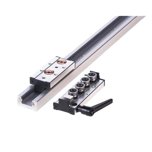 GTBAO SGR20 مجموعة دليل خطي ثنائي المحور 300 مم 11.82 بوصة طويلة 60 مم عرض دليل السكك الحديدية الألومنيوم الشخصي SGB20-4UU قفل منزلق كتلة عمود الموضع in Kuwait