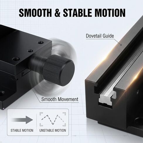 Linear Translation Stage XYZ Axis Manual Trimming Adjustable Platform 40 x 90mm HF3A90 in Saudi Arabia