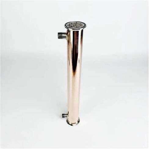 2" 51mm(OD64mm) Copper Condenser, Reflux with 1/2" Male Tread,Length 450mm in Saudi Arabia