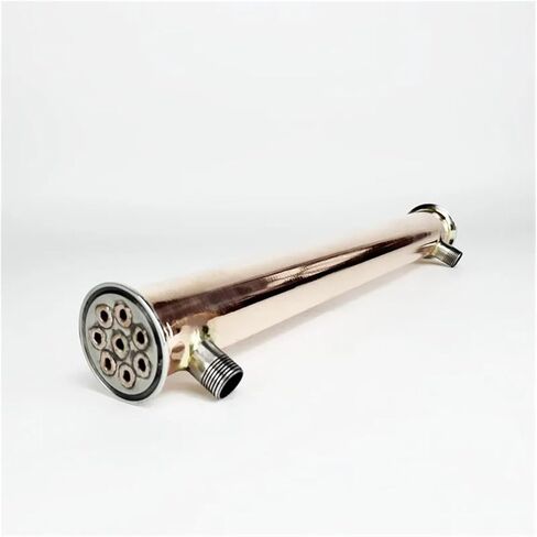 2" 51mm(OD64mm) Copper Condenser, Reflux with 1/2" Male Tread,Length 450mm in Saudi Arabia