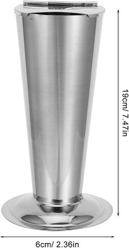 KALLORY Stainless Steel Tweezers Tube Holder Jar for Cotton Ball Storage, Laboratory Forceps Organizer Container, Tool Storage for Clinic in Saudi Arabia