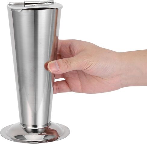 KALLORY Stainless Steel Tweezers Tube Holder Jar for Cotton Ball Storage, Laboratory Forceps Organizer Container, Tool Storage for Clinic in Saudi Arabia