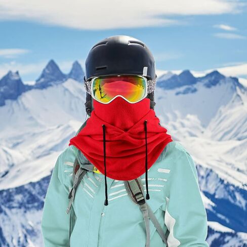 Oldelf Ski Mask Fleece Mask Warm Balaclava Stay Warm and Comfortable Face Mask for Men Women Breathable Sports Mask- Army Green in Saudi Arabia