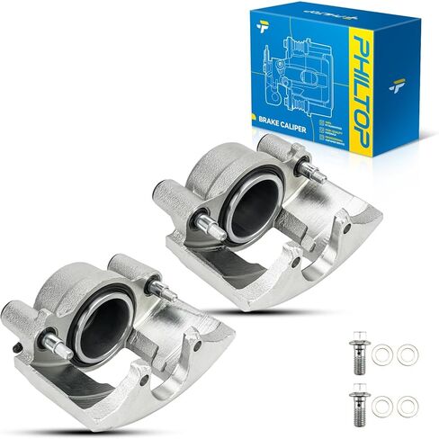 PHILTOP Front Brake Caliper Compatible with 1994-1999 Ram 2500, 1990-2000 K3500, 1990-2000 C3500, 1994-1999 Ram 3500, 1996-2002 Express 3500, 1996-2002 Savana 3500, 18-4347, 18-4348 in Saudi Arabia