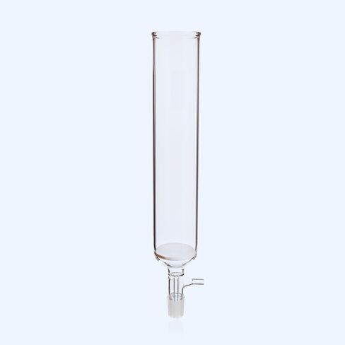 Laboratory Glass Chromatography Column with #19/#24 Ground-Glass Joints—Suction Filtration Column with Sand Plate(30x300mm Joint 24) in Saudi Arabia