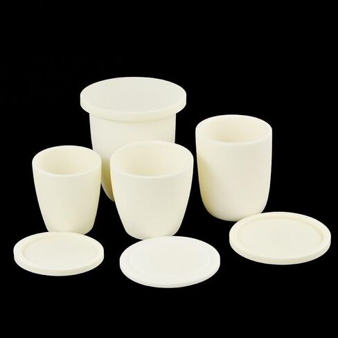 99% Alumina Arc Crucible with Lid (20pcs/Box), Corundum High-Temperature Lab Crucible(5ml with lids) in Saudi Arabia