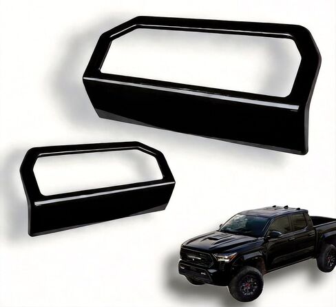 Dashboard Air Vent Outlet Cover Compatible with Tacoma and 4Runner Interior Accessories Air-Conditioner Wind Outlet Frame Cover Trim Accessories (Black) in Saudi Arabia