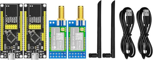 DX-LR20 Development Kit Semtech SX1262+STM32 LORA SPI Interface Module 410-475MHz/433MHz with 2PCS Antenna 22 dBm 8KM for Arduino Meshtastic DIY CE FCC (DX-LR20-433Mmz-T1) in Saudi Arabia