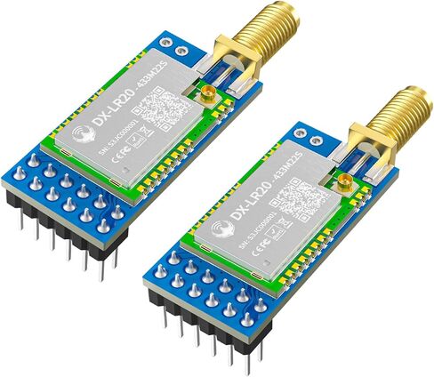 DX-LR20 Development Kit Semtech SX1262+STM32 LORA SPI Interface Module 410-475MHz/433MHz with 2PCS Antenna 22 dBm 8KM for Arduino Meshtastic DIY CE FCC (DX-LR20-433Mmz-T1) in Saudi Arabia