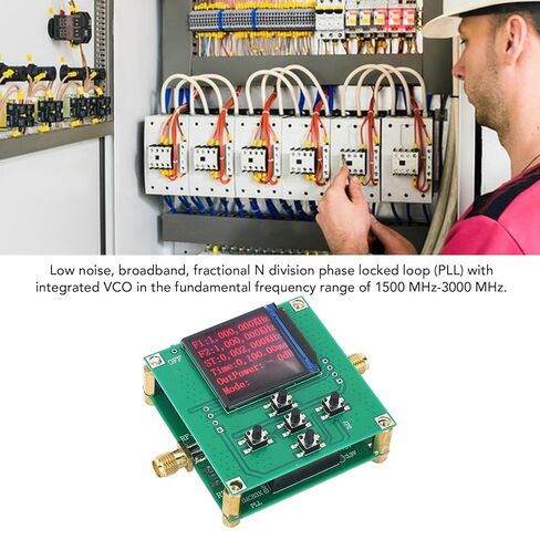 PLL Development Board Low Noise Phase Locked Loop Module Wideband Fractional N Frequency Synthesizer Module 5MHz-6000MHz in Saudi Arabia