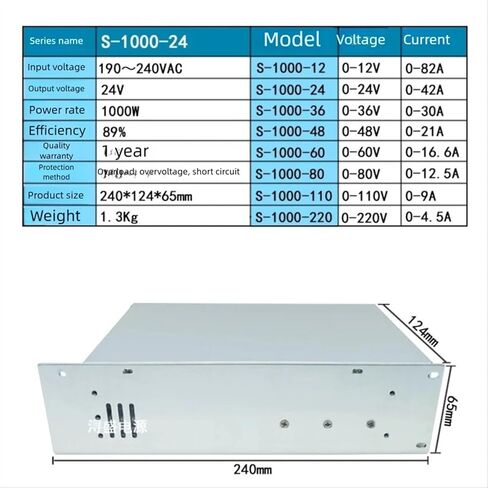 High-Power Power Supplies MS-1000W1200W1500W-12V15V24V27V36V48V60V72V110V220(MS1500W60V) in Saudi Arabia