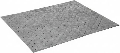 Sawysine 100 Pcs Adhesive-Backed Oil Absorbent Pads 13" x 10" Non-Slip Oil Absorbing Mats Gray Water Absorbent Mat for Garage Accessories Kitchen Basement Supplies in Saudi Arabia
