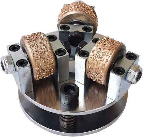 5 Inch Vacuum Brazed Bush Hammer Plate For Marble Grinding (Coarse Finish) in Saudi Arabia