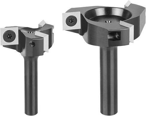 لقمة توجيه سطحية قابلة للعكس لأجهزة التوجيه، 3 مزامير، ساق 8 مم و12 مم، قطر القطع 35 مم و60 مم (IP3F-D35-H8) in Kuwait