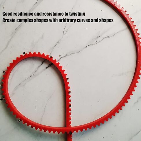 شريط تحديد ملامح النجارة 1.98 متر شريط تشكيل منحنى النجارة شريط قياس كفاف قالب منحنى مرن in Kuwait