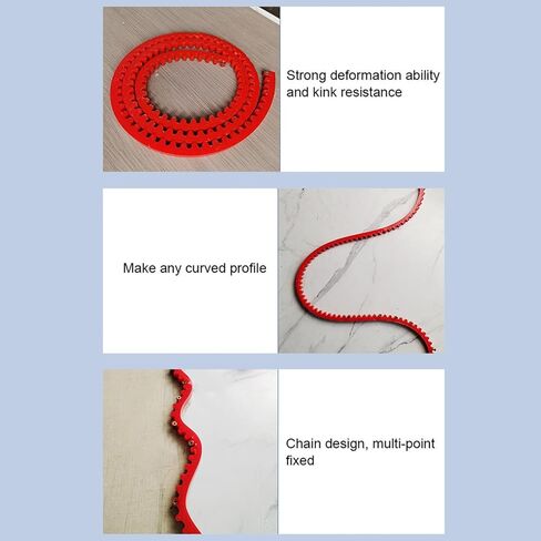 شريط تحديد ملامح النجارة 1.98 متر شريط تشكيل منحنى النجارة شريط قياس كفاف قالب منحنى مرن in Kuwait