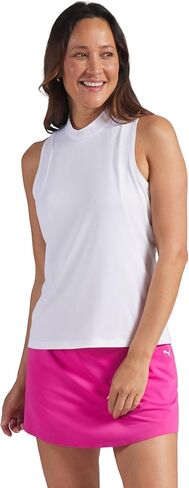 PUMA Nylon Sport Sleeveless Women's Mock Neck Golf Shirt in Saudi Arabia