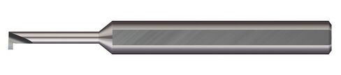 Micro 100 MRR-030-150-120 Grooving Tool - Retaining Ring, .030" Width, .040" Proj, .134" Min Bore Dia, .150" Max Bore Depth, .080" Offset, 3/16" Shank Dia, 2" OAL, Uncoated in Saudi Arabia