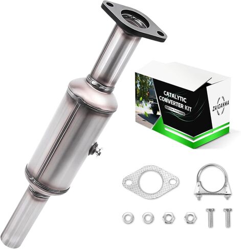 Catalytic Converter W/Gasket Kit Compatible with 2012 2013 2014 2015 2016 2017 Hyundai & Kia - Accent, 2012-2017 Veloster, 2012-2016 Rio, 2012-2014 Soul L4 1.6L, Direct-fit(EPA Compliant) in Kuwait