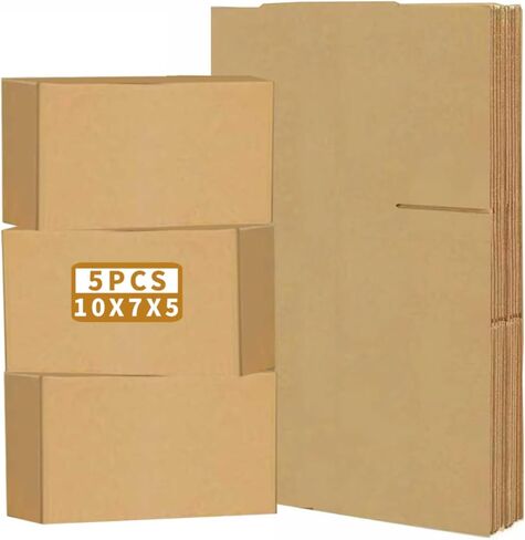 36 قطعة من صناديق الشحن، 8 × 6 × 6 و9 × 6 × 4 و10 × 7 × 5 قم بمزج ومطابقة صناديق الشحن الصغيرة، 3 أحجام 12 قطعة لكل صندوق أحذية من الورق المقوى. in Kuwait