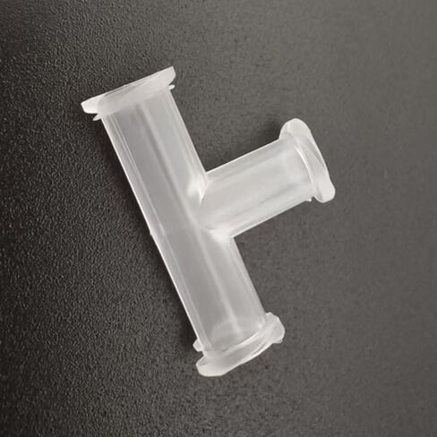 Female Luer Lock Adapter 3 Way T Shaped Fitting Tube Adapter, Heat & Chemical Resistant, Leakproof Connector for Medical, Lab, Food Processing, Chemical Use Polypropylene (PP) Tee Female 25 Pack in Saudi Arabia