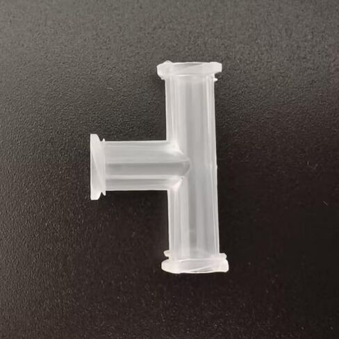 Female Luer Lock Adapter 3 Way T Shaped Fitting Tube Adapter, Heat & Chemical Resistant, Leakproof Connector for Medical, Lab, Food Processing, Chemical Use Polypropylene (PP) Tee Female 25 Pack in Saudi Arabia