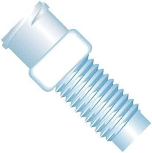 Idex Threaded Luer Adapter, Natural Polypropylene, 0.125 (in) Bore, Female Luer x Male 1/4-28 Flat Bottom: 1/EA in Saudi Arabia
