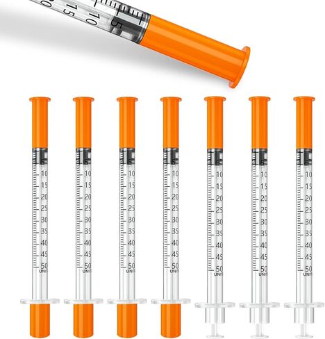 1mL, 29G, 1/2", Individually Packed, 100Pack ,Single Pack for Laboratory, DIY Craft, Pet Care and Ink Adding in Kuwait