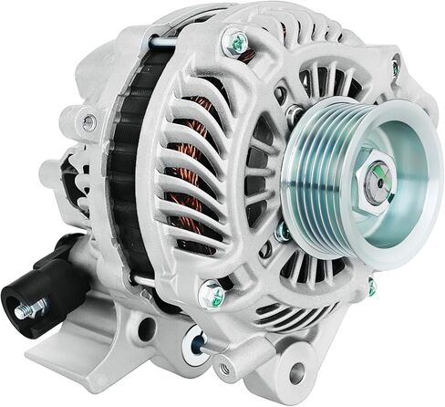 بديل المولد 11176N جديد لـ 2006-2011 Honda Civic 1.8L، 7-Groove Pulley، 80A 12V، 11176، 11176N، 31100RNAA01، 31100RNAA01RM، 31100RNAA012M2، AHGA67، A002TC1391، SB347، LRA3157 in Saudi Arabia