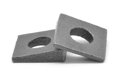 5/16 Square Beveled Malleable Washer Malleable Iron Plain Finish Pk 25 in Saudi Arabia