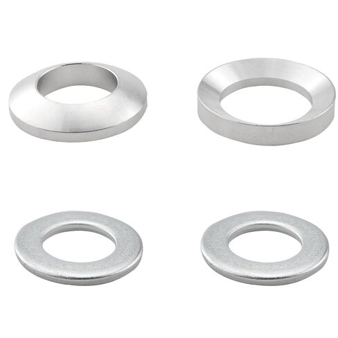 CHENJIN 1Set Stainless Steel Self Aligning Spherical Washer Kit Outer Diameter 1-1/4 inches Inner Diameter 1/2 inch Combination of Convex and Concave Washers for Spindle Table Grinding Machines in Saudi Arabia