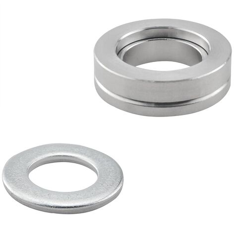 CHENJIN 1Set Stainless Steel Self Aligning Spherical Washer Kit Outer Diameter 1-1/4 inches Inner Diameter 1/2 inch Combination of Convex and Concave Washers for Spindle Table Grinding Machines in Saudi Arabia