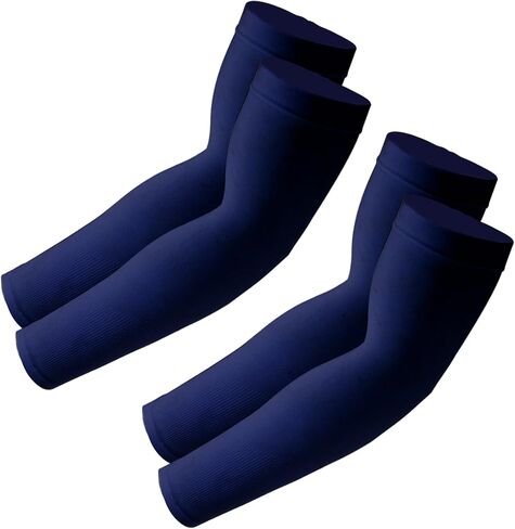 SHEVERCH 2 Pairs Cooling Arm Sleeves Sun UV Protection Sports Compression Sleeves for Men Women in Saudi Arabia